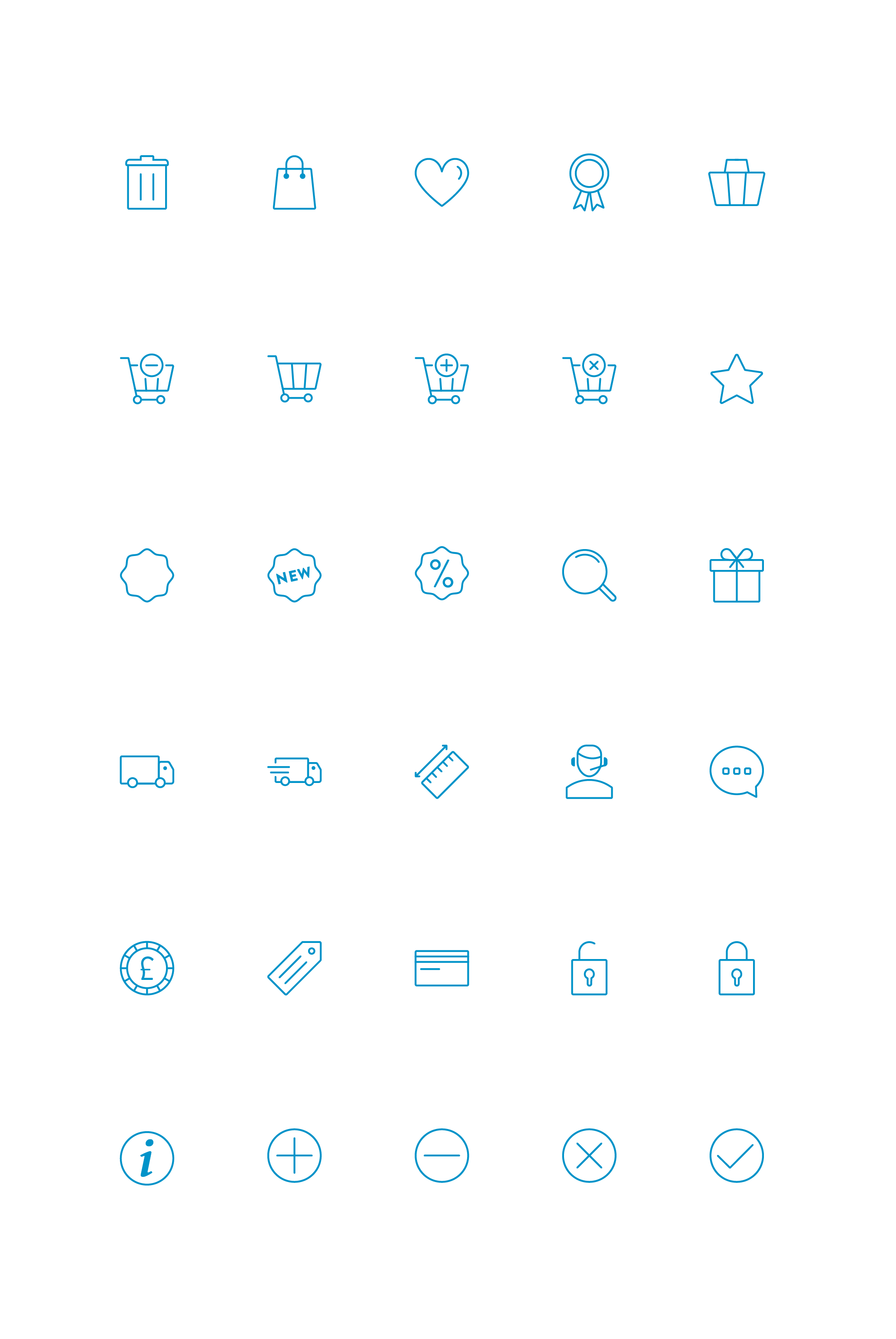E-commerce SVG Icon Set new size-14