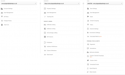 Google analytics tracking