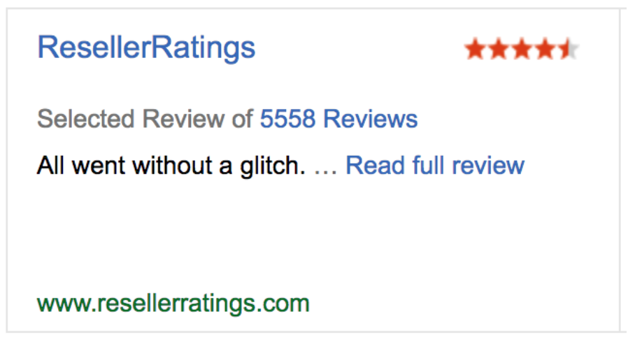 ratings for SEO