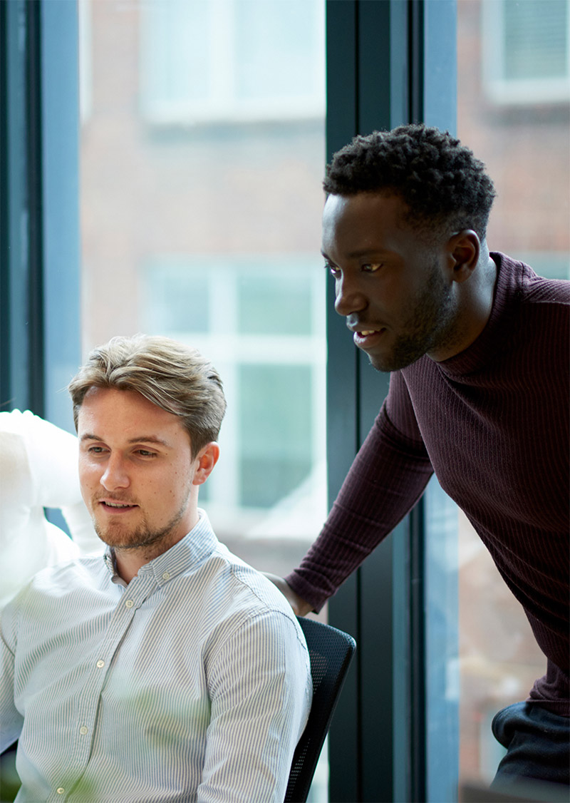 Managing a new web development project in the London office