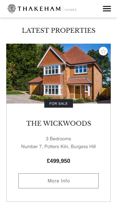 Latest Properties Screenshot