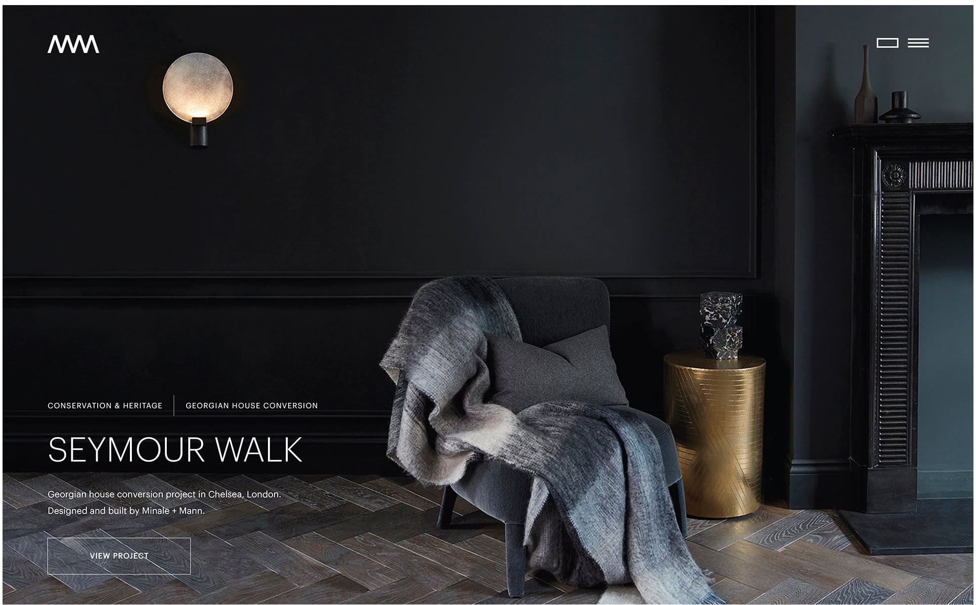 Seymore walk case study banner web design