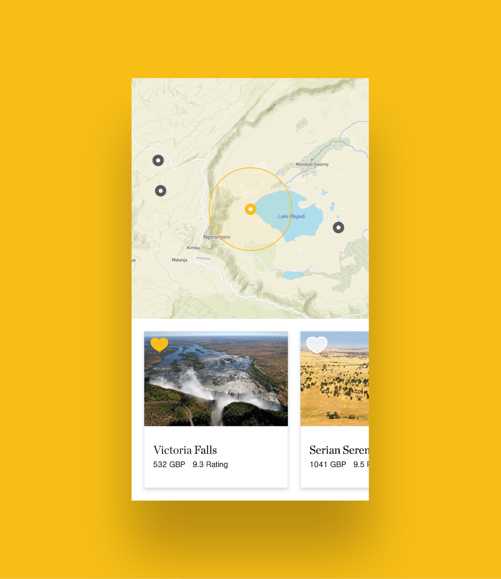 Mobile view of Victoria Falls experience