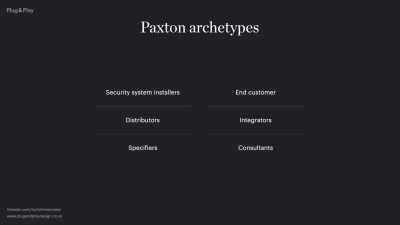 Paxton Access customer archetypes list