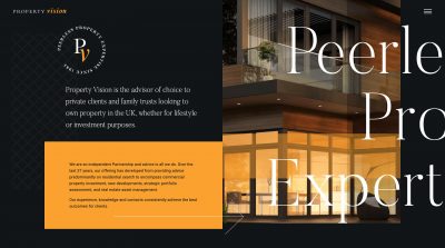 Property Vision web design