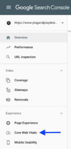 Core Web Vitals in Search Console