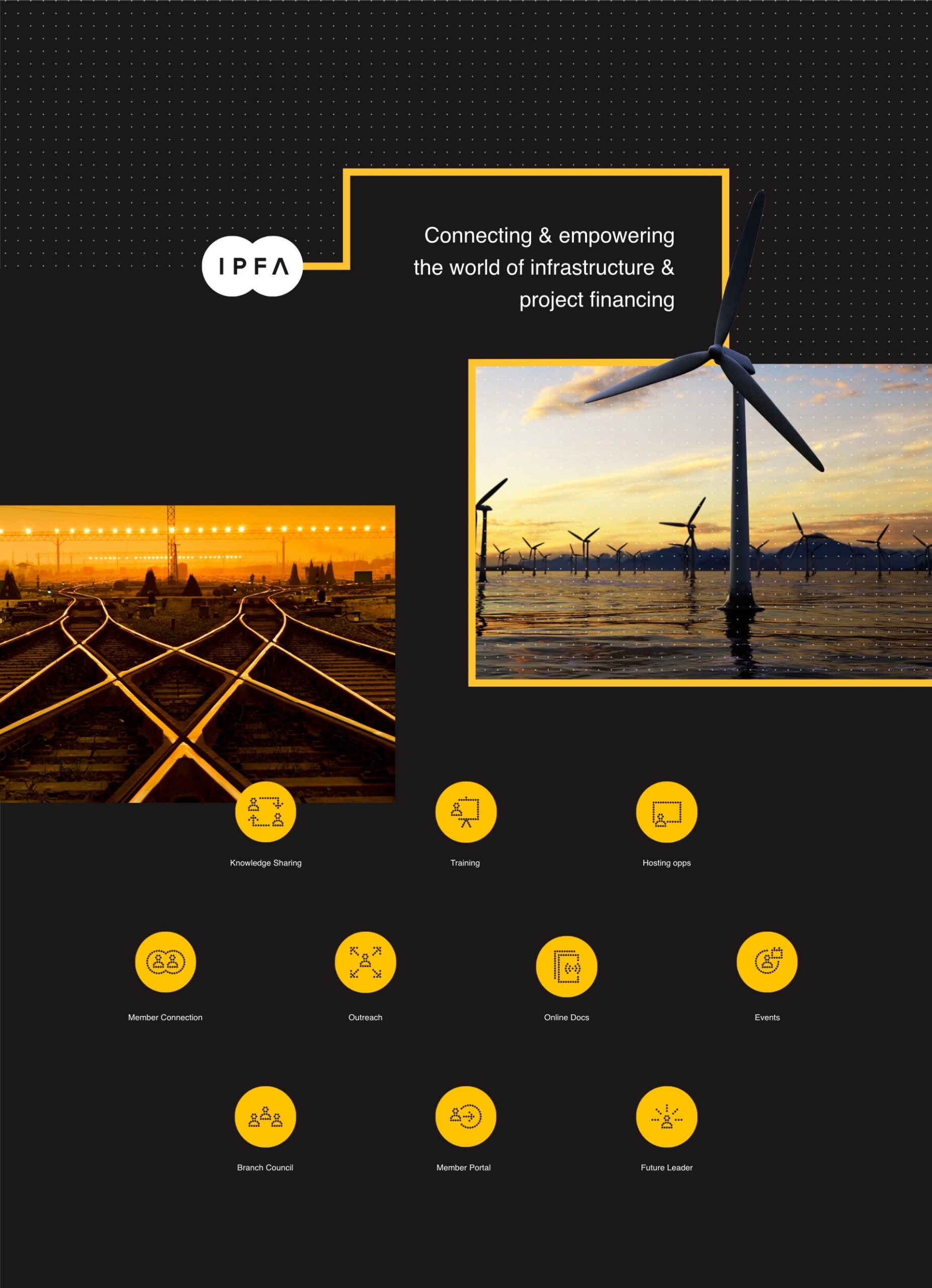 IPFA brand assets mock up