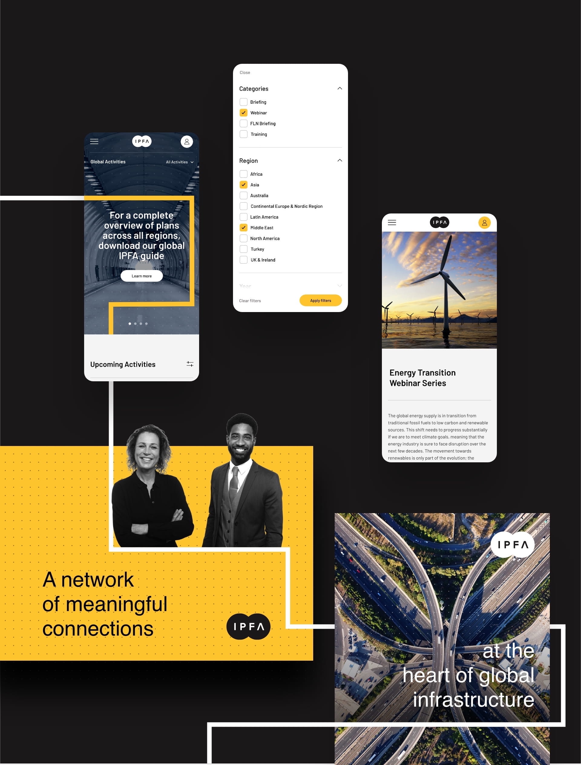 IPFA branded assets showcase