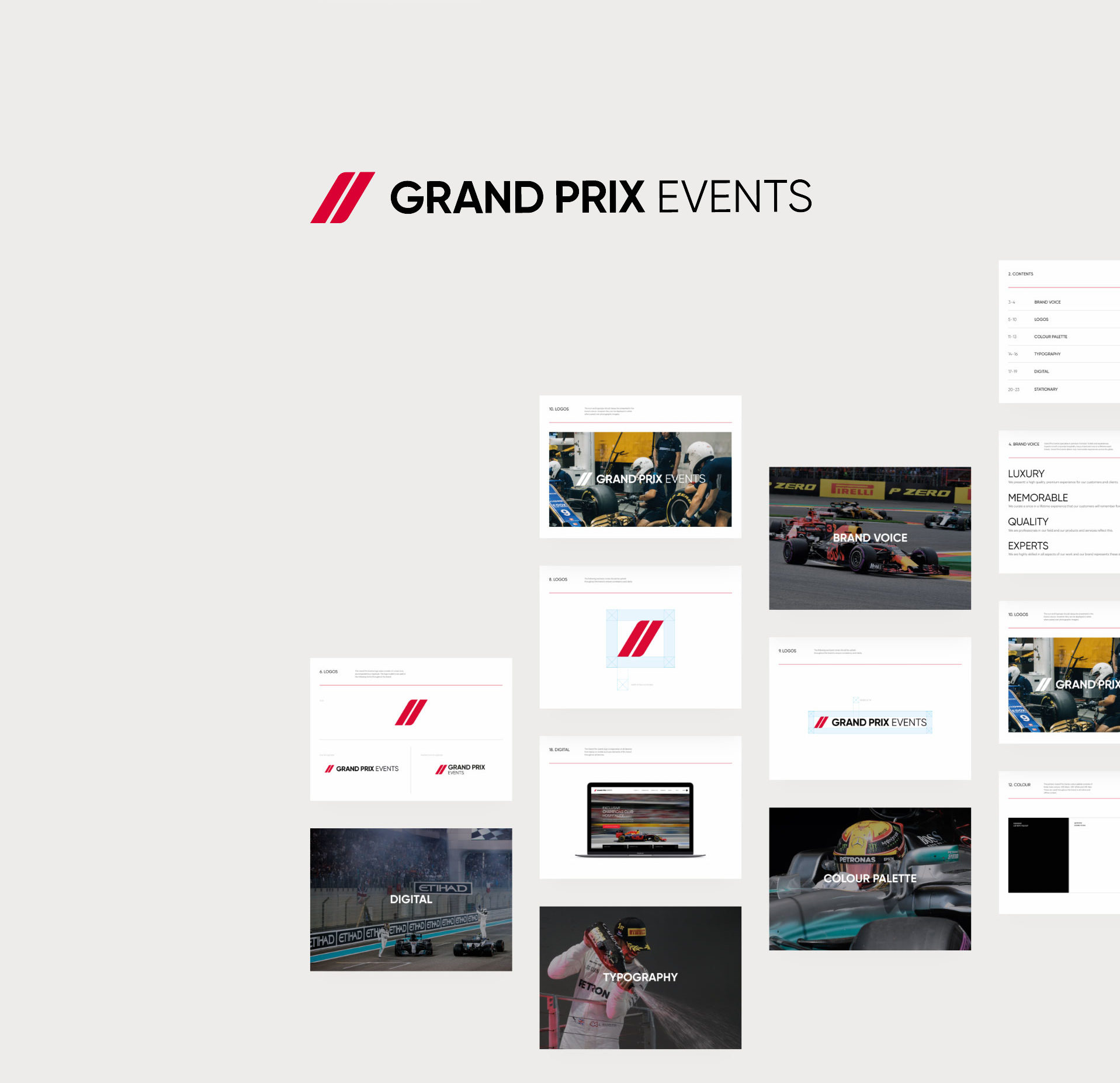 Grand Prix Events brand guidelines