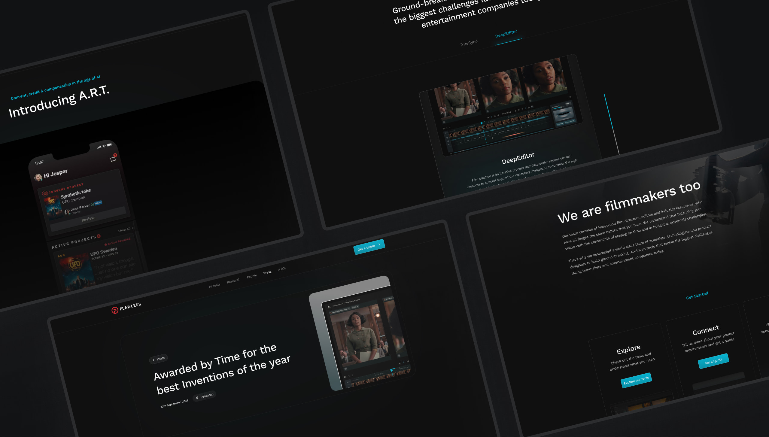 AI website design