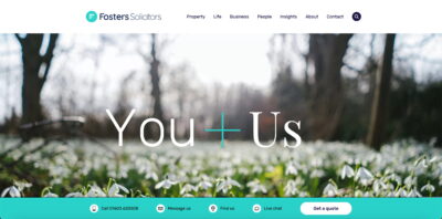 Foster Solicitors website design