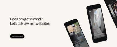 Law firm website design agency - get in touch