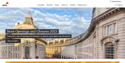 PwC business transformation consultants homepage