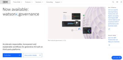 IBM digital transformation homepage
