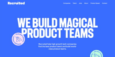 Recruitment Website Brand Design