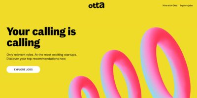Otta Recruitment company website design